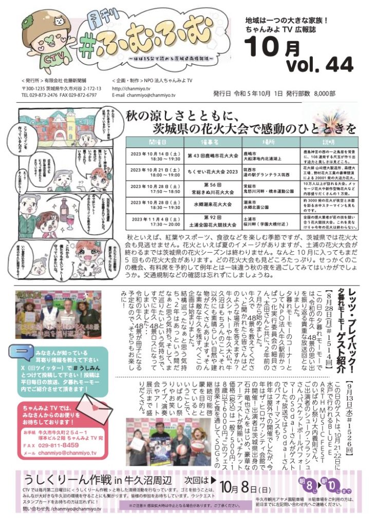 秋の涼しさとともに、茨城県の花火大会で感動のひとときを